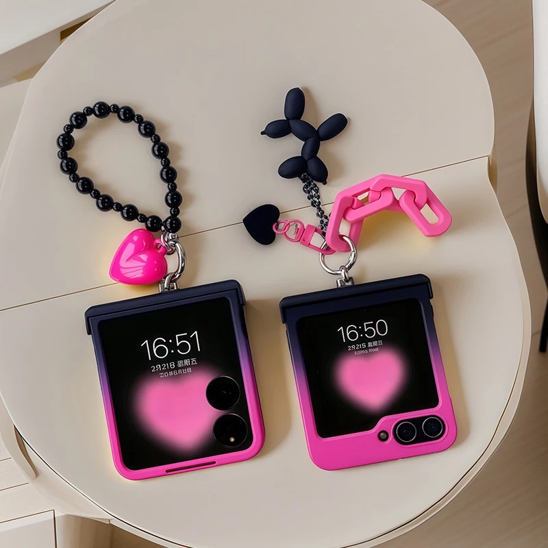 Motorola Tablet Accessories - 블랙 로즈 그라데이션 러브 도그 체인