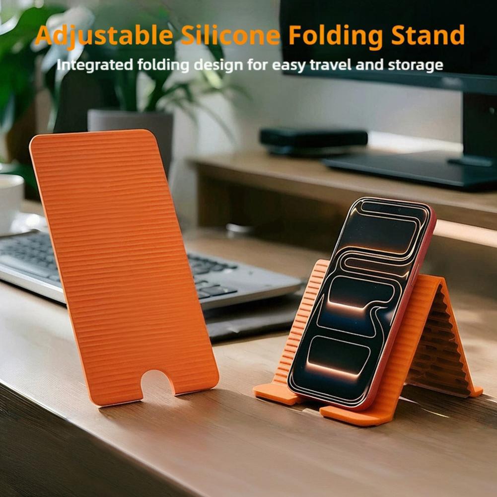 Tablet Phone Accessories - 유연한 접이식 실리콘 휴대폰 거치대 (아이폰,