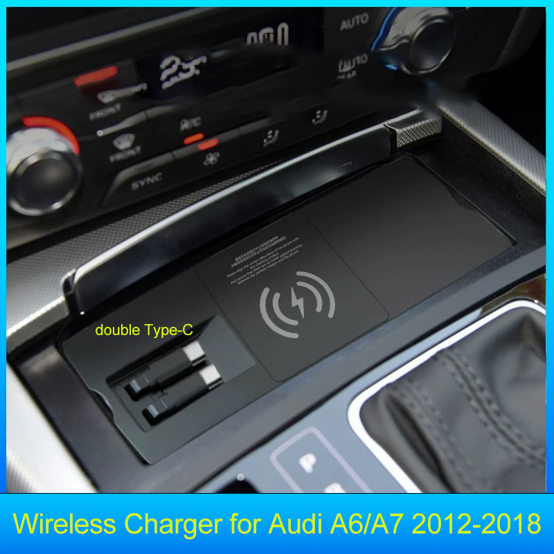 Wireless Charging Pad - 아우디 A6L A7 C7 무선 충전