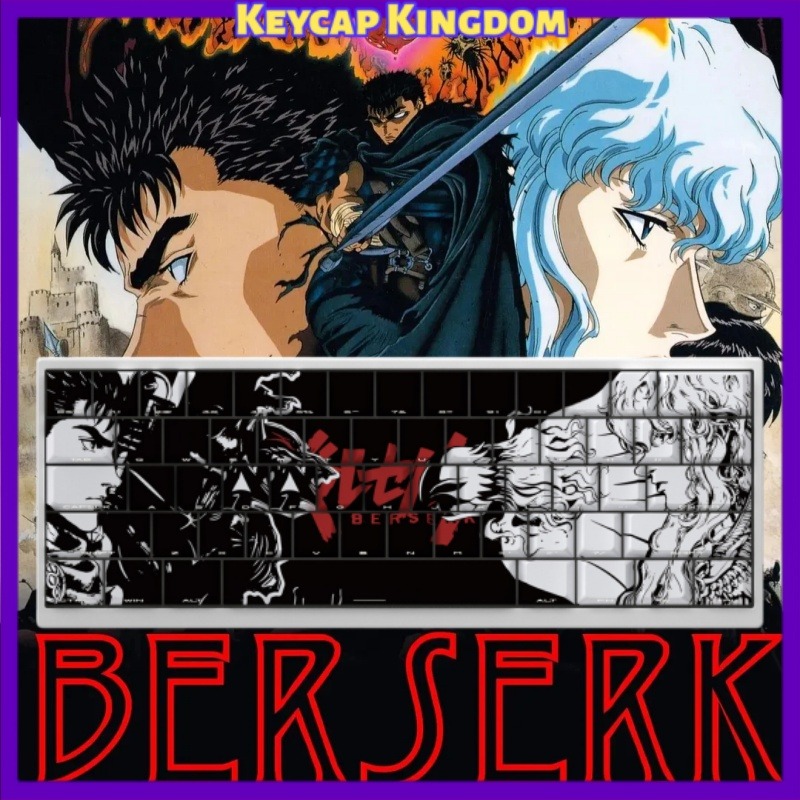 Tablet Accessories For Gaming - BERSERK 테마 애니메이션 키캡 98 키