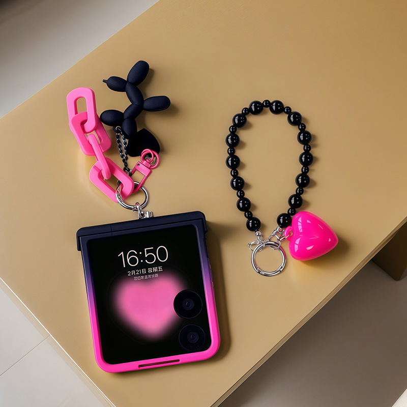 블랙 로즈 그라데이션 러브 도그 체인 케이스 삼성 갤럭 - Motorola Tablet Accessories 리뷰 및 가격