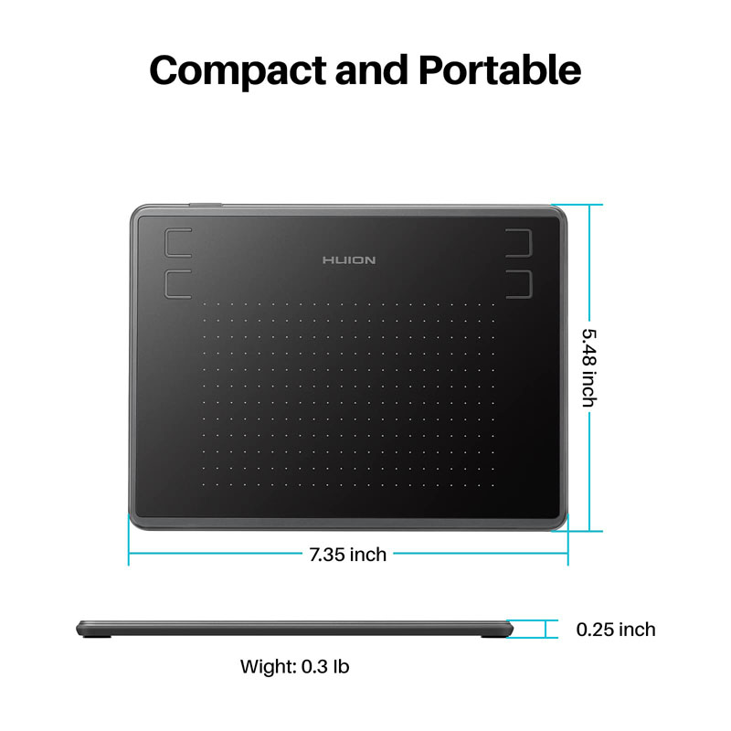 HUION H430P 디지털 태블릿 마이크로 USB 서 - Huion Tablet Accessories 리뷰 및 가격