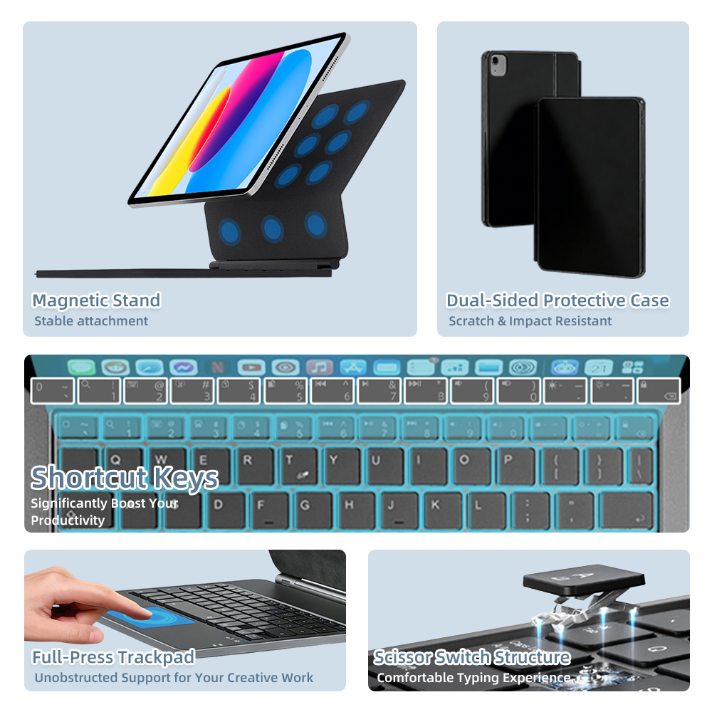 2026 매직 키보드 블루투스 아이패드 10 11세대용 - Tablet Accessories Case 리뷰 및 가격