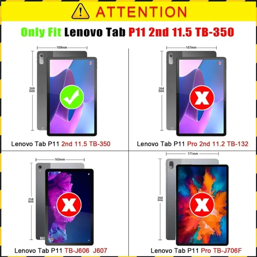 Lenovo Tab P11 2nd Gen 2 케이스 용 - Tablet Accessories Case 리뷰 및 가격