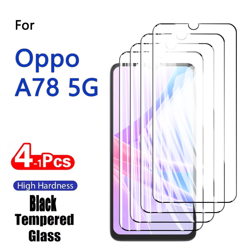 Oppo A78 5G 강화 유리 크리스탈 9H HD 높 - Oppo Tablet Accessories 리뷰 및 가격