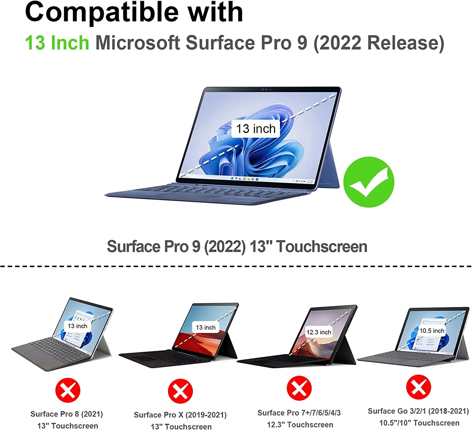 하드 케이스 마이크로소프트 서피스 프로 9 프로 9 5 - Microsoft Tablet Accessories 리뷰 및 가격