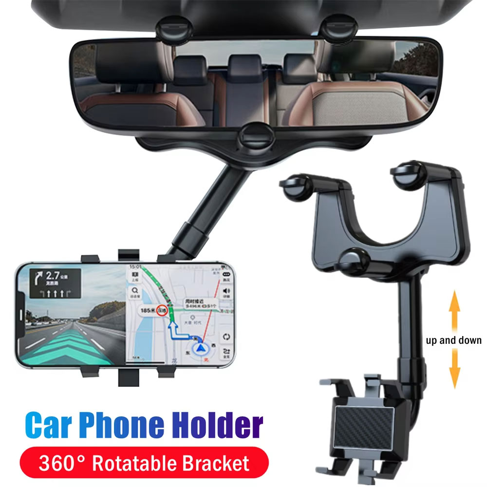 조절 가능한 자동차 백미러 휴대폰 거치대 360도 회전 - Car Accessories Tablet Holder 리뷰 및 가격