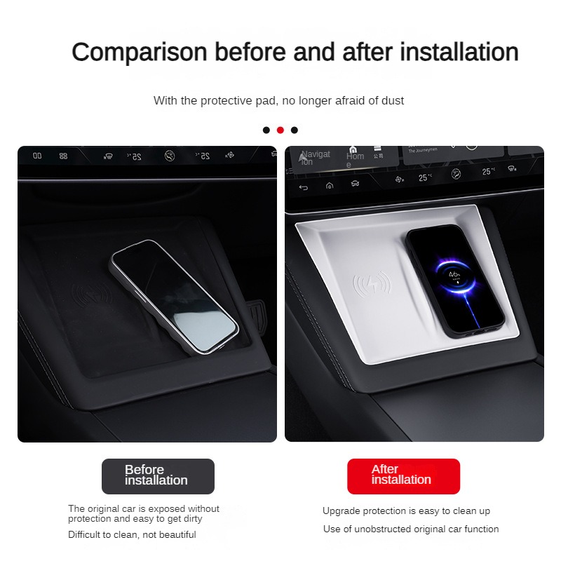 테슬라 모델 3+ 하이랜드 2024-26 실리콘 무선  - Wireless Charging Pad 리뷰 및 가격