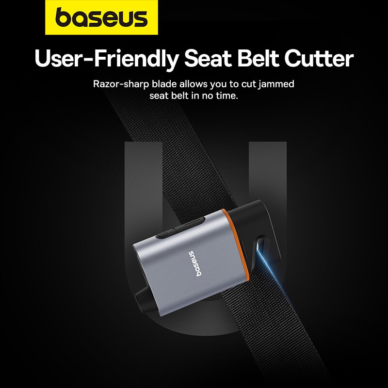 Baseus 자동차 비상 안전 망치, U자형 안전 벨트 - Accessories For Android Tablet 리뷰 및 가격