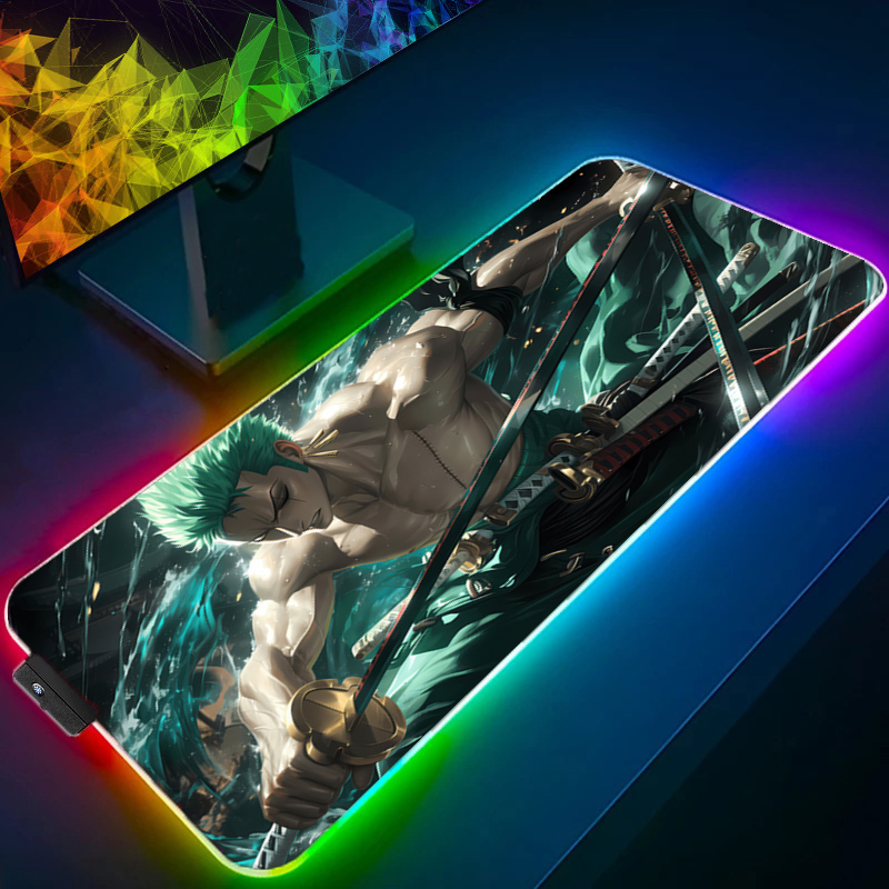 원피스 조로 마우스 패드 RGB 게임 액세서리 Gabi - Tablet Accessories For Gaming 리뷰 및 가격