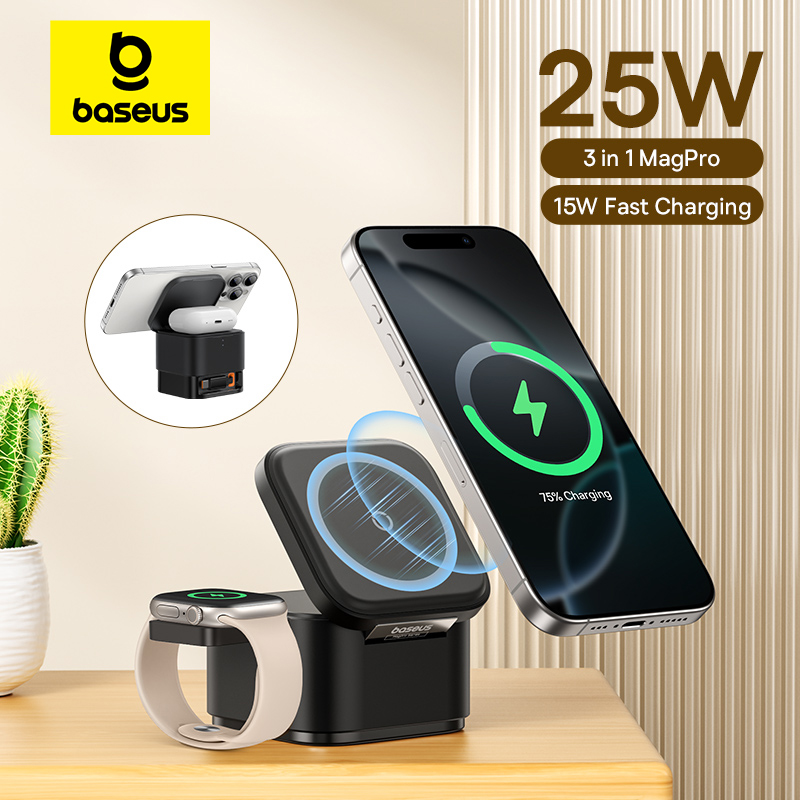 베이스어스 3 in 1 마그네틱 무선 충전 스탠드 15 - Accessories For Android Tablet 리뷰 및 가격