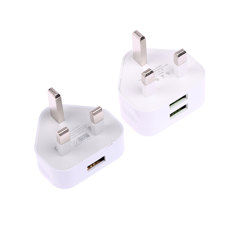 영국 3핀 플러그 어댑터 벽면 충전기 듀얼 USB 1포 - Tablet Accessories Uk 리뷰 및 가격