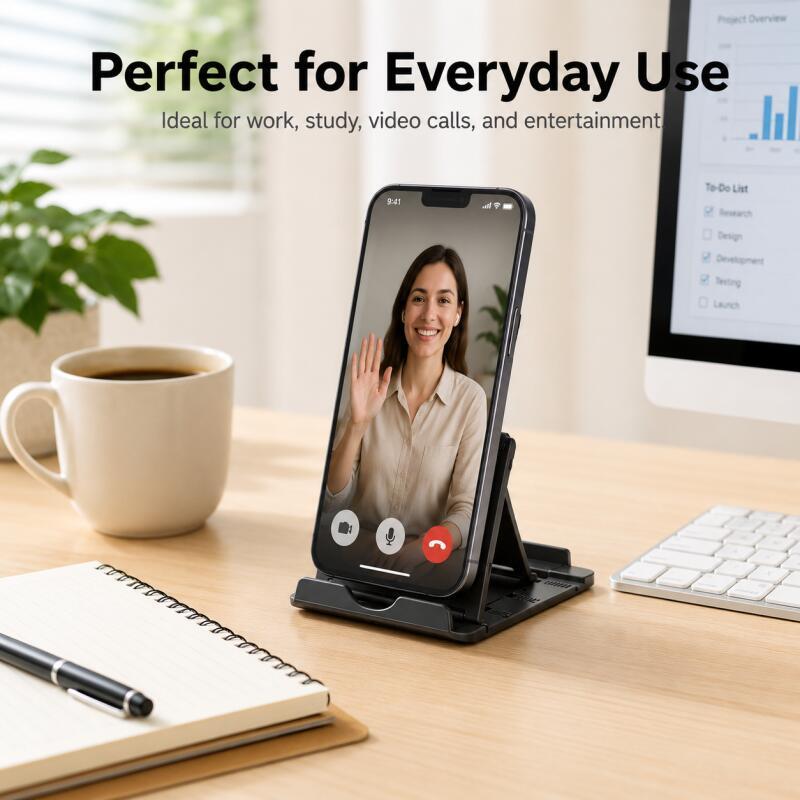 접이식 휴대폰 거치대, 스마트폰 태블릿용 조절 가능한  - Tablet Phone Accessories 리뷰 및 가격