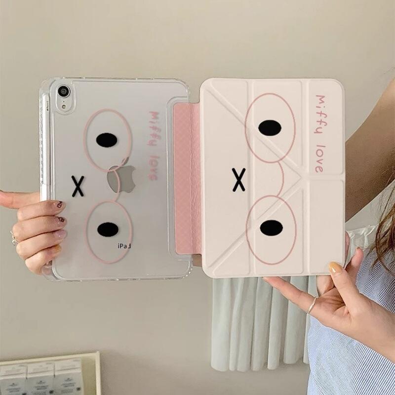 귀여운 애니메이션 프린트가 있는 만화 미피 아이패드 태 - Tablet Accessories Case 리뷰 및 가격