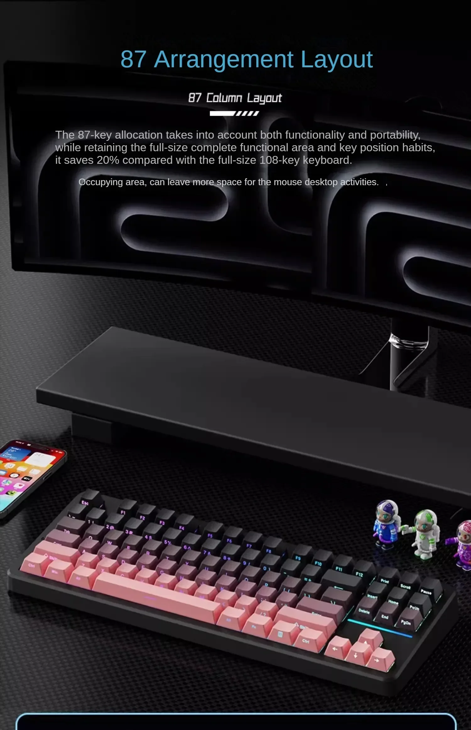 EWEADN X87 사일런트 이펙트 기계식 느낌, 3  - Tablet Accessories Uk 리뷰 및 가격